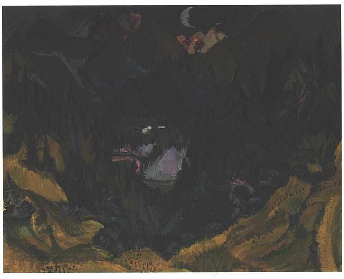 Ernst Ludwig Kirchner Junkerboden Spain oil painting art
